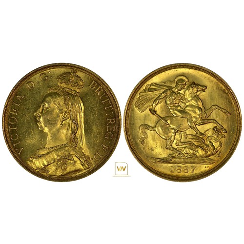 1067 - BRITISH, 2 SOVEREIGNS, 1887