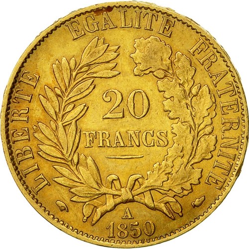 1137 - FRANCE 20 FRANCS, 1860