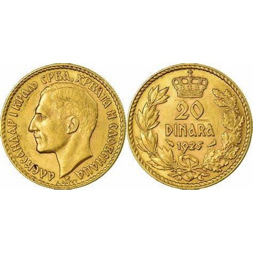 1116 - YUGOSLAVIA 20 DINARA, 1925