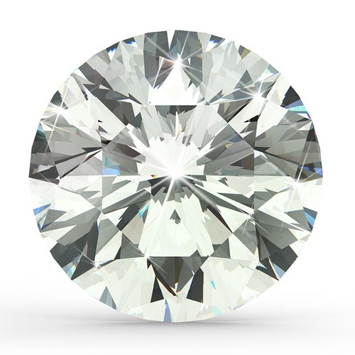 1262 - AN UNSET NATURAL DIAMOND, 0.72 CARATS