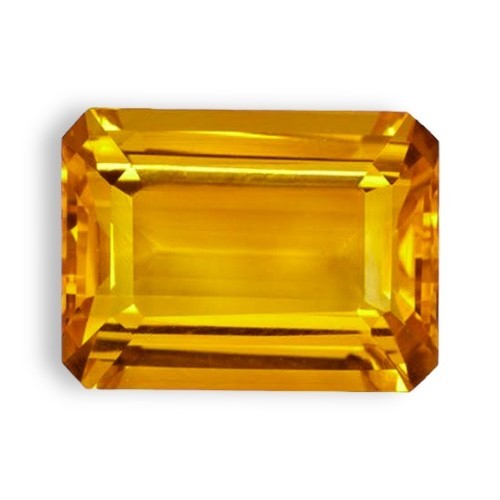 1283 - AN UNSET CITRINE, 18.2 CARATS