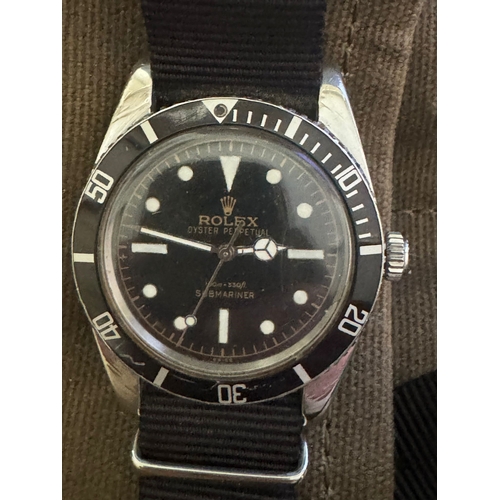 743 - A GENTLEMAN'S ROLEX SUBMARINER 5508 STAINLESS-STEEL WRISTWATCH