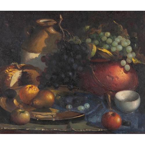 497 - Longford Macdonald (South African 1905 - 1957) STILL LIFE OF FRUIT