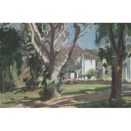 451 - Unattributed Artist (20th/21st Century) VIEW OF HOUSE FROM THE WOODS