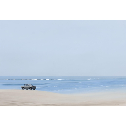 350 - Peter Bonney (South African 1953 - ) DUNE BUGGY ON THE BEACH