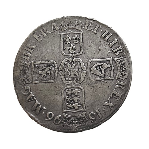 1051 - GREAT BRITAIN, WILLIAM III, 2 AND A HALF SHILLINGS, 1696