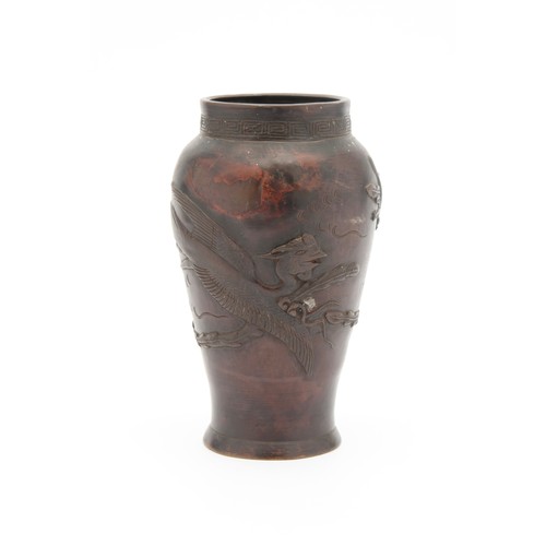 646 - A CHINESE BRONZE VASE