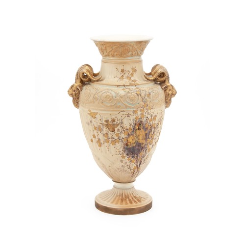 726 - A LARGE CERAMIC PAINTED URN