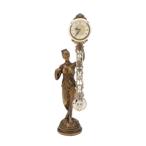 8 - DECORATIVE PENDULUM TABLE CLOCK RHYTHM