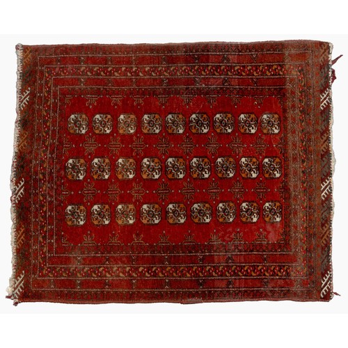 163 - A PAKISTANI RUG, MODERN 130 by 110cm