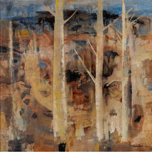 475 - Gordon Frank Vorster (South African 1924 - 1988) ABSTRACT OF TREES