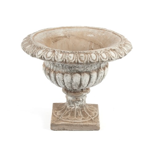 728 - A CLASSICAL STYLE CONCRETE GARDEN URN