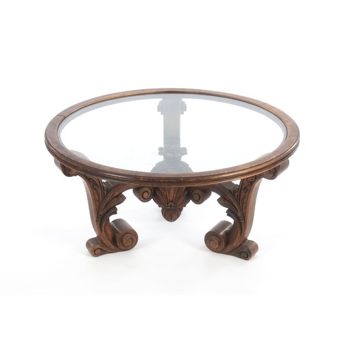 330 - A CIRCULAR COFFEE TABLE