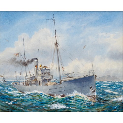 434 - John Juritz (20th Century) H.M.S.A.S SONNEBLOEM