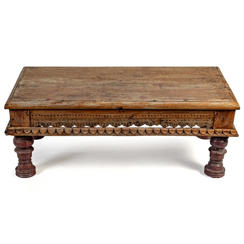 398 - AN INDIAN COFFEE TABLE