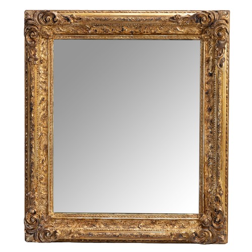 264 - A GILTWOOD MIRROR