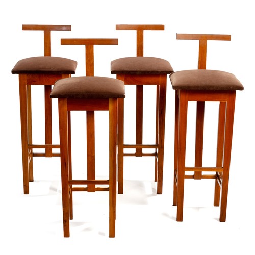 292 - FOUR MODERN BARSTOOLS