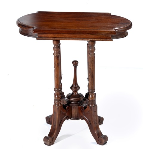 207 - A VICTORIAN STYLE MAHOGANY OCCASIONAL TABLE