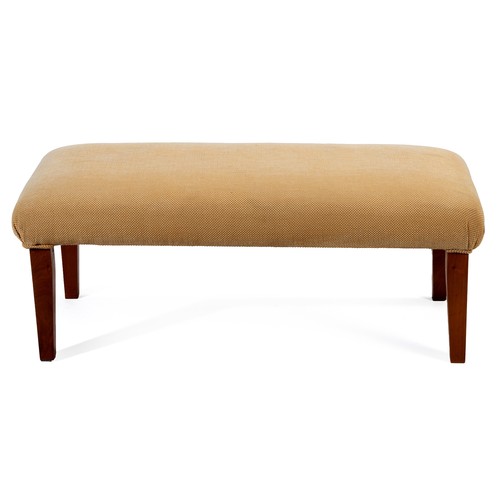 248 - AN UPHOLSTERED OTTOMAN