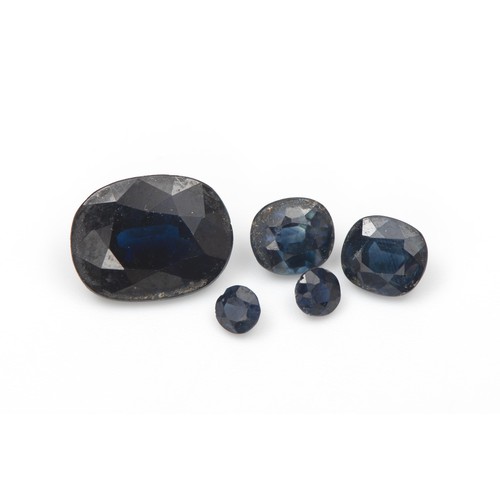 1271 - A MELEE OF SAPPHIRES, 3.45 CARATS