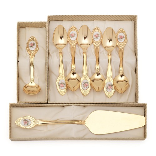 970 - COLLECTION OF GOLD PLATED CUTLERY