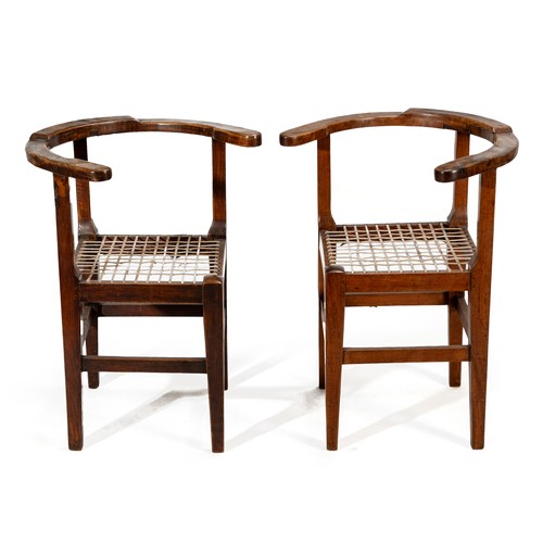 363 - A PAIR OF CAPE CORNER CHAIRS