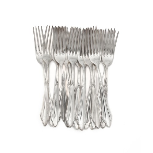 936 - A SET OF ELECTROPLATE FORKS, LONDON