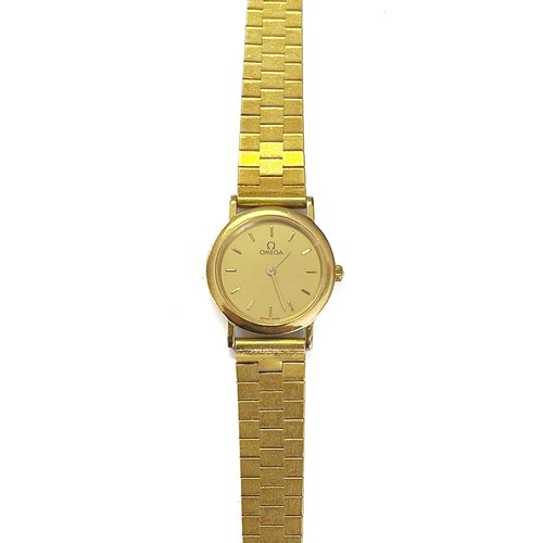 1230 - A LADIES OMEGA DEVILLE WRISTWATCH