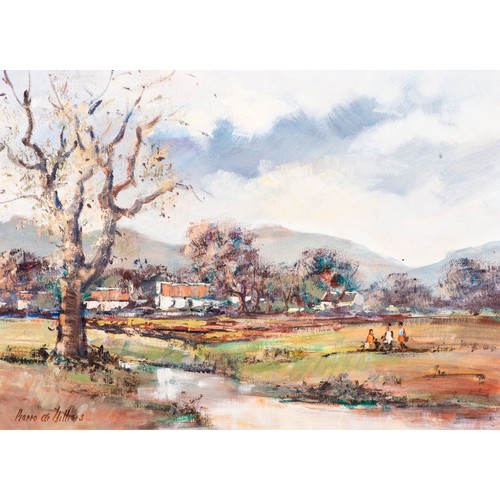 220 - Pierre de Villiers (South African 1921 - 2007) VILLAGE