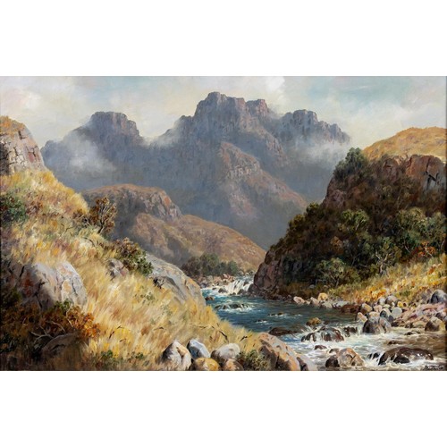 437 - Roy Taylor (South African 1919 - 2000) NEAR BOESMANSKOP, DRAKENSBERG, NATAL