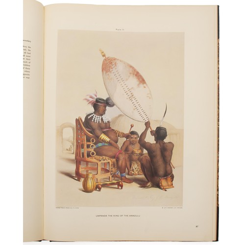 838 - THE KAFIRS ILLUSTRATED: A FACSIMILE REPRINT OF THE ORIGINAL 1849 EDITION OF HAND-COLOURED LITHOGRAPH... 