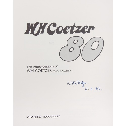 805 - W.H COETZER 80: THE AUTOBIOGRAPHY OF W.H COETZER (SIGNED BY THE ARTIST)