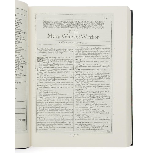 850 - THE NORTON FACSIMILE: FIRST FOLIO OF SHAKESPEARE (LIMITED EDITION) by William Shakespeare