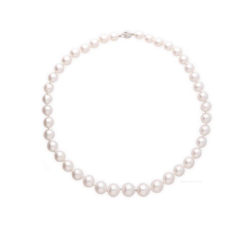 681 - A STRAND OF SOUTH SEA PEARLS, JENNA CLIFFORD DESIGNS