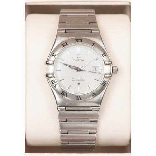 735 - A LADIES OMEGA CONSTELLATION WRISTWATCH