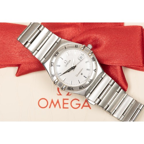 735 - A LADIES OMEGA CONSTELLATION WRISTWATCH