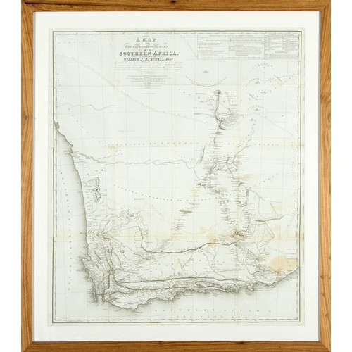 854 - A MAP OF THE EXTRATROPICAL PART OF SOUTHERN AFRICA, WILLIAM BURCHELL