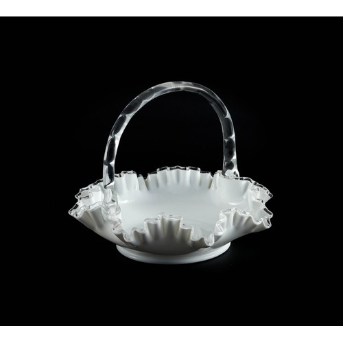 510 - A FENTON SILVER CREST BASKET