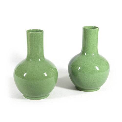 625 - A PAIR OF CHINESE CERAMIC VASES