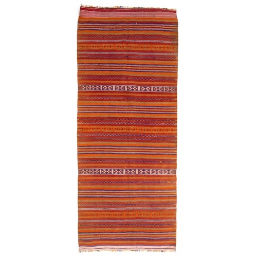 1 - A KURDISH KILIM 321 by 133cm