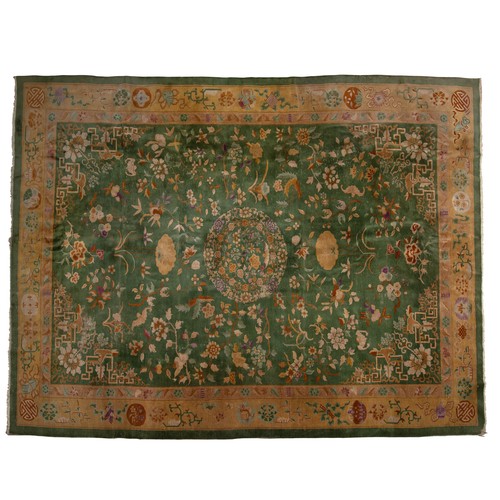 36 - A CHINESE RUG 530 by 365cm