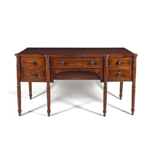 154 - A WILLIAM IV MAHOGANY SIDEBOARD