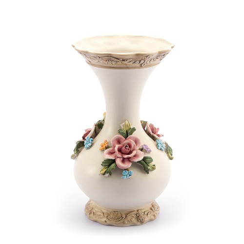 536 - A CAPODIMONTE VASE, ITALY