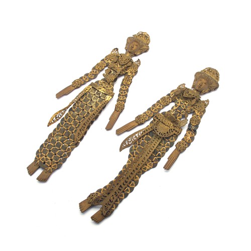 656 - A PAIR OF COIN PROSPERITY DOLLS, QING DYNASTY