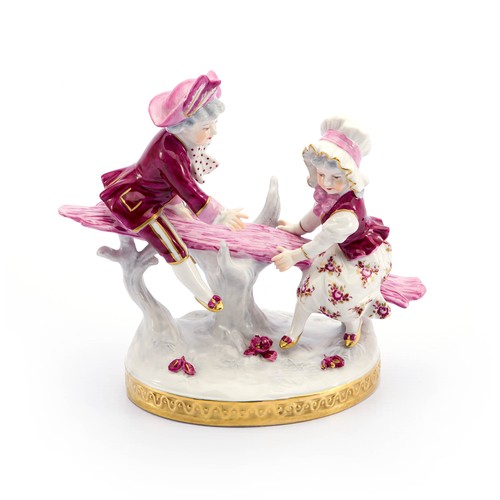 586 - A MEISSEN FIGURINE