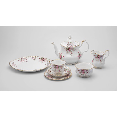 517 - A ROYAL ALBERT 'COTTAGE GARDEN' PATTERN TEA SERVICE