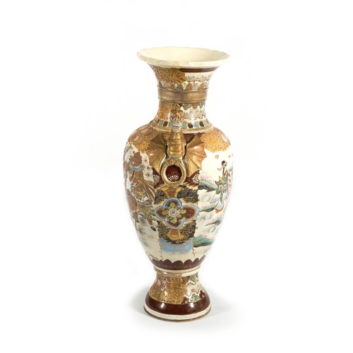 655 - A JAPANESE SATSUMA VASE