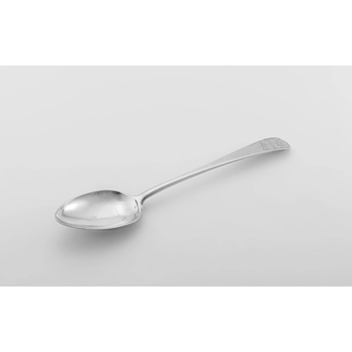 486 - A CAPE SILVER OLD ENGLISH PATTERN TABLESPOON, GODFRIED FREDRIK SCHMITZDORFF