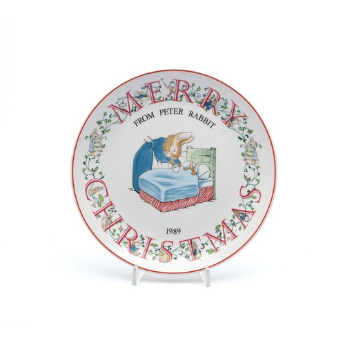 287 - A WEDGWOOD BEATRIX POTTER DESIGN PETER RABBIT SIDE PLATE