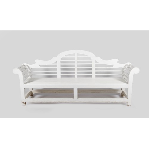 52 - A LUTYENS STYLE GARDEN BENCH